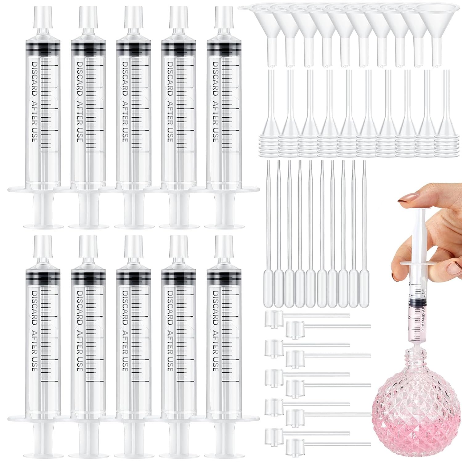 Perfume Fragrance Dispenser - 25/50PCS perfume refill pump tool transfer