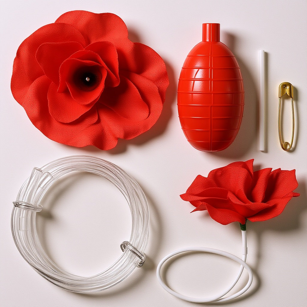 Rose Water Spray - 1Pcs Funny Water Spraying Rose Brooch