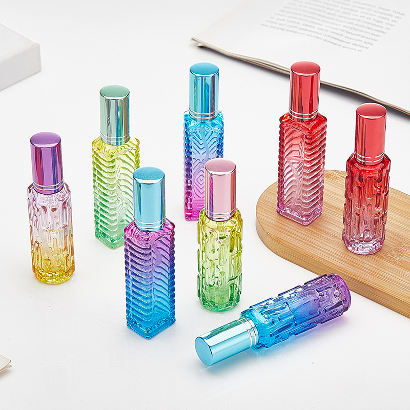 Perfume Fragrance Booster - 1Pcs 10ml Colorful Square Glass Perfume