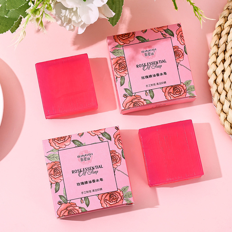 Rose essential oil soap, wash  - Perfume Fragrance Rose recension och pris