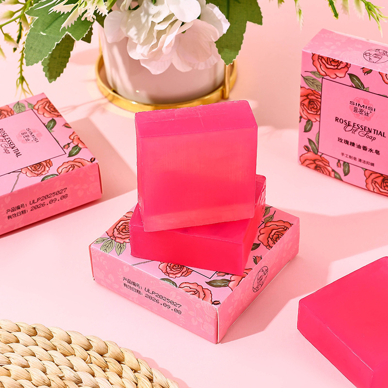 Rose essential oil soap, wash  - Perfume Fragrance Rose recension och pris
