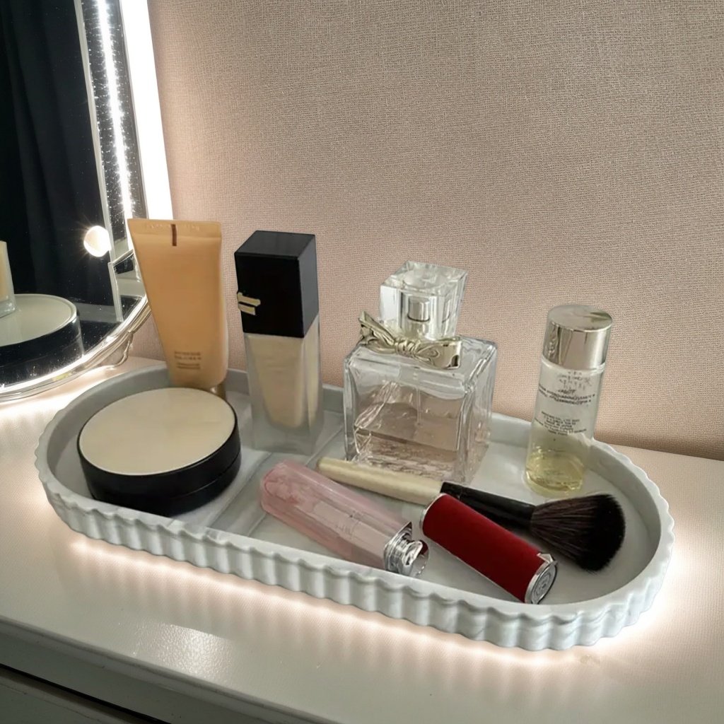 1-Piece Oval Vanity Tray, Coun - Perfume Fragrance Dispenser recension och pris