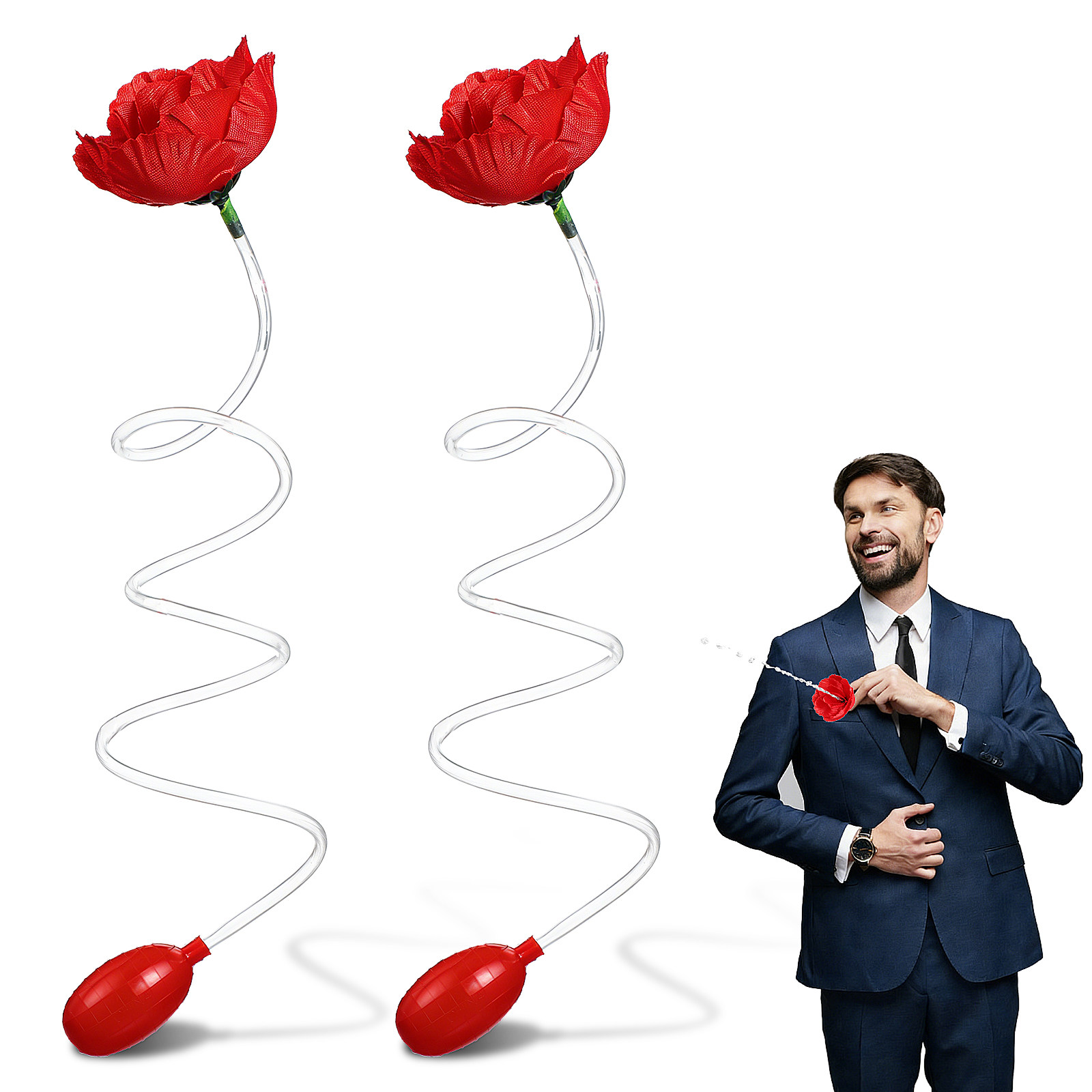 2 Pcs Plastic Squirt Rose Pran - Rose Water Spray recension och pris