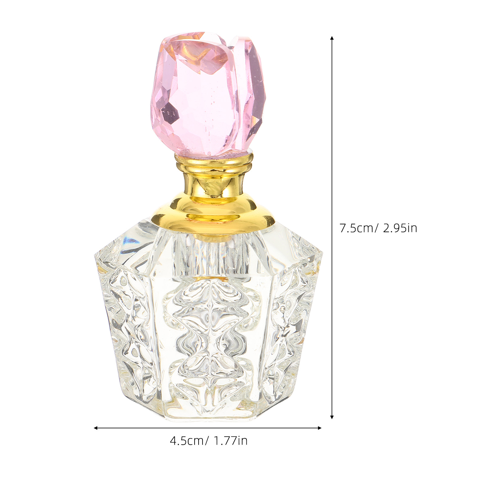 Refillable Crystal Perfume Bot - Perfume Fragrance Rose recension och pris