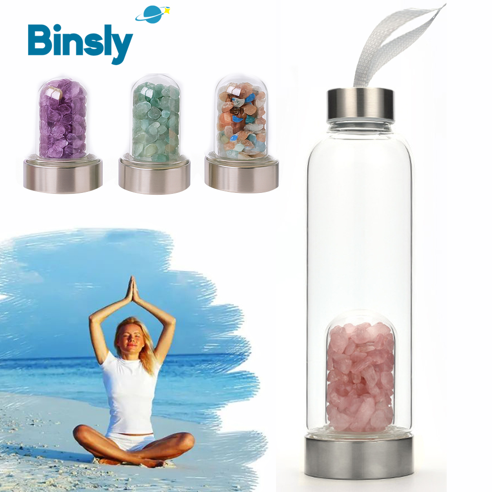 Natural Crystal Glass Water Bo - Rose Water Spray recension och pris