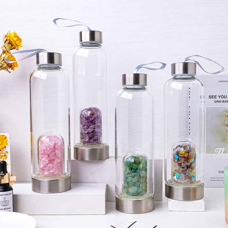 Natural Crystal Glass Water Bo - Rose Water Spray recension och pris