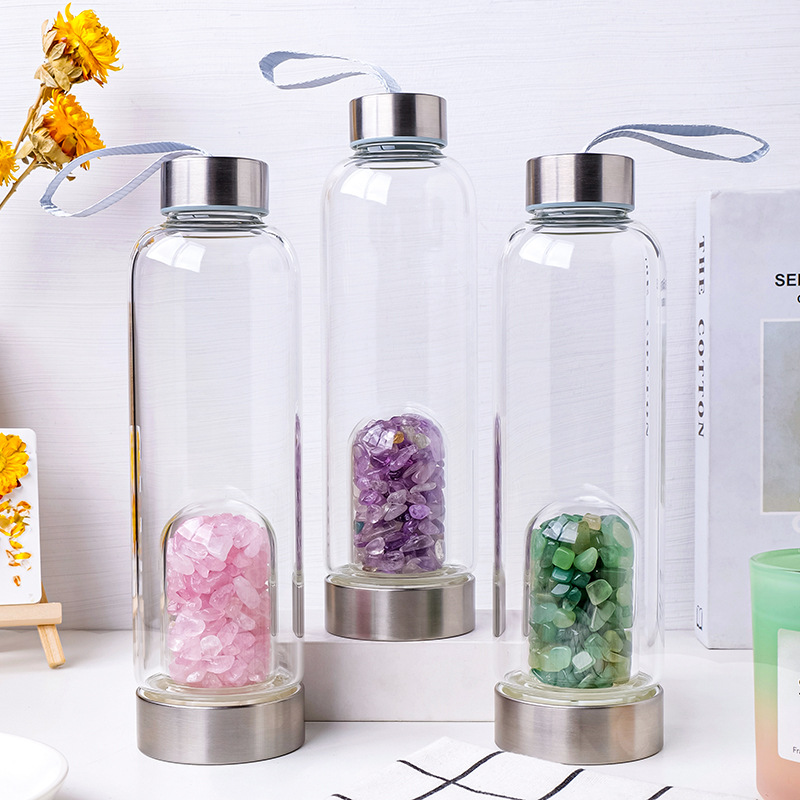 Natural Crystal Glass Water Bo - Rose Water Spray recension och pris