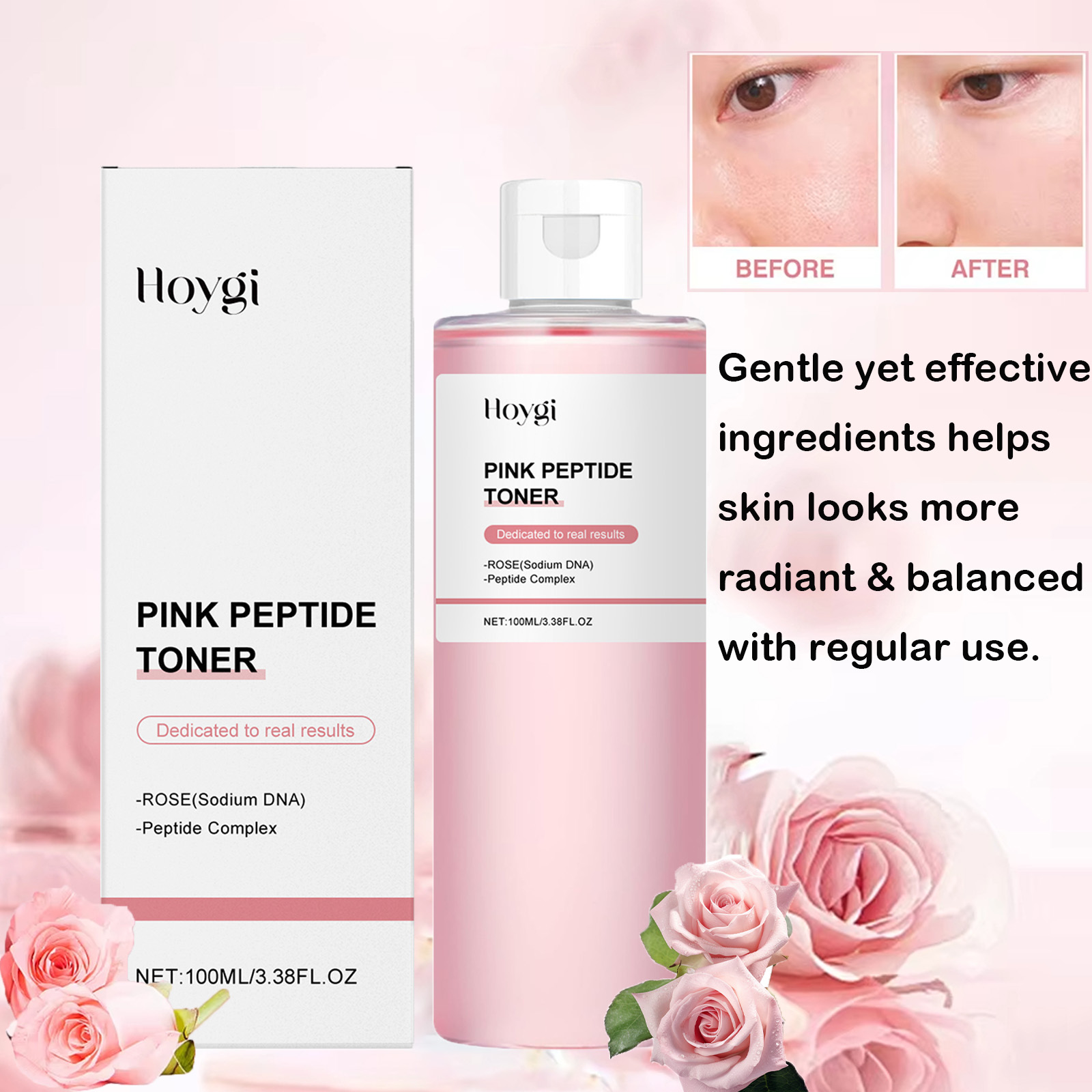Rose Essence Toner Glowing Ski - Rose Water Spray recension och pris