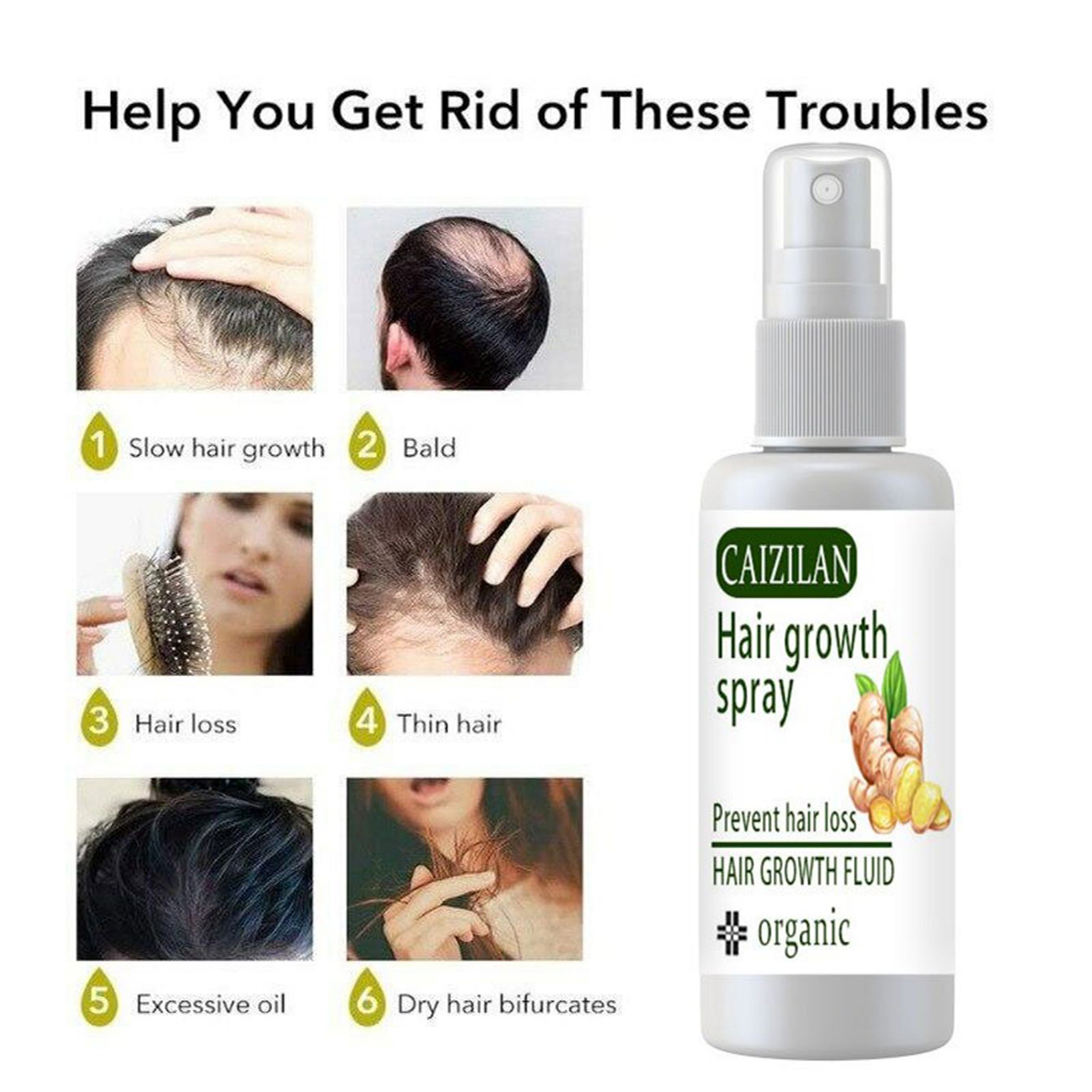Ginger Hair Growth Products Fa - Perfume Zara recension och pris