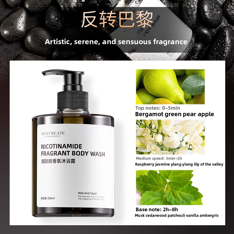 Niacinamide Body Wash Body Moi - Perfume Fragrance Moisturizer recension och pris